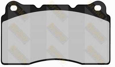 BRAKE ENGINEERING pa1629 -  Комплект тормозных колодок, дисковый тормоз